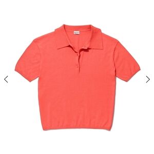 KULE Coral Polo Sweater